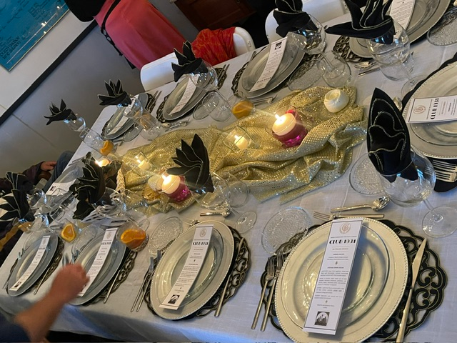 Club 1931 supper club table setting
